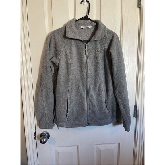Columbia Womens Gray Long-Sleeve Full-Zip Pointed Collar Fleece Jacket Medium - Picture 15 of 15